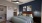 bedroom with two nightstands and lamps