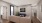 living room with a couch and decor on the walls